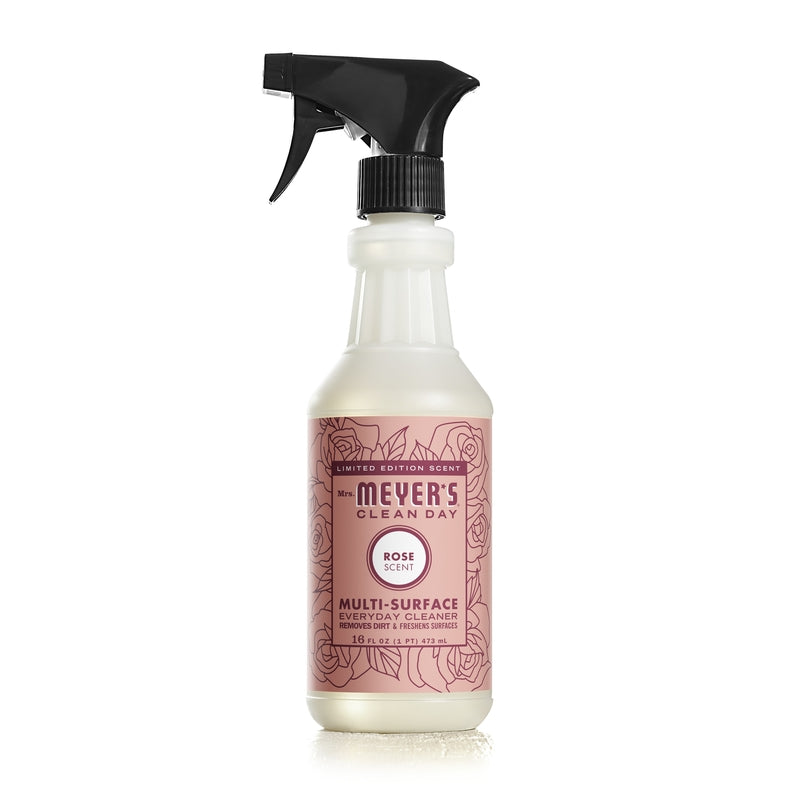 MRS. MEYER'S - Mrs. Meyer's Clean Day Rose Scent Multi-Surface Cleaner Liquid 16 oz - Case of 6