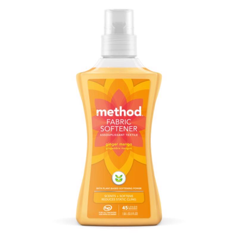 METHOD - Method Ginger Mango Scent Fabric Softener Liquid 53.5 oz 1 pk - Case of 4