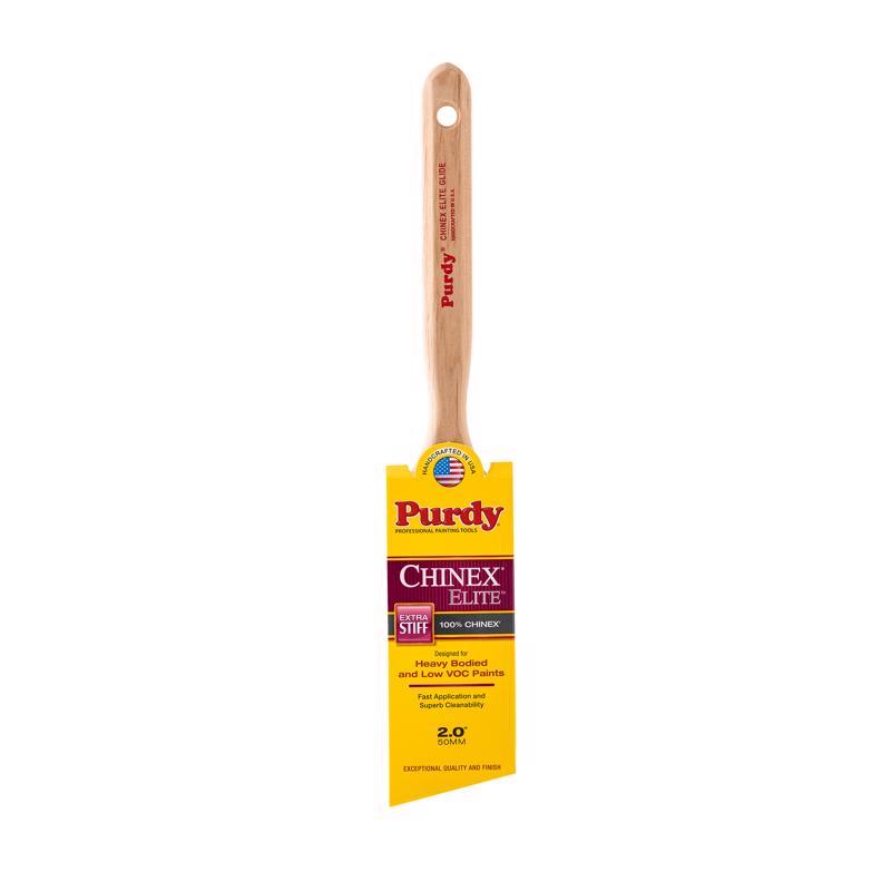 PURDY - Purdy Chinex Elite Glide 2 in. Extra Stiff Angle Trim Paint Brush