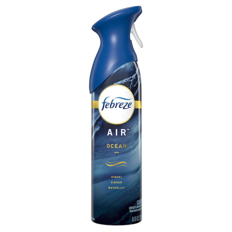 FEBREZE - Febreze Air Ocean Breeze Scent Odor Eliminator 8.8 oz Aerosol - Case of 6