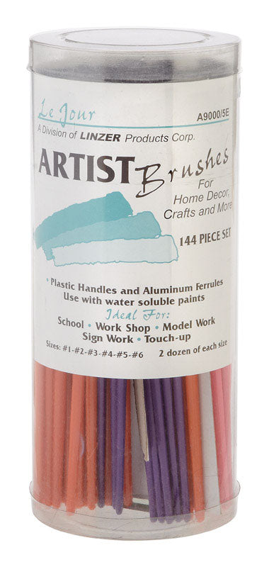 LINZER - Linzer No. 1/2/3/4/5 in. Assorted Artist Paint Brush Set