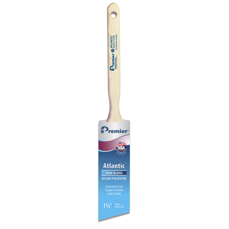 PREMIER - Premier Atlantic 1-1/2 in. Firm Angle Paint Brush