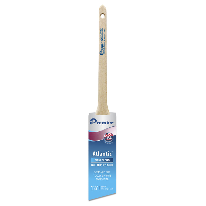 PREMIER - Premier Atlantic 1-1/2 in. Firm Thin Angle Paint Brush