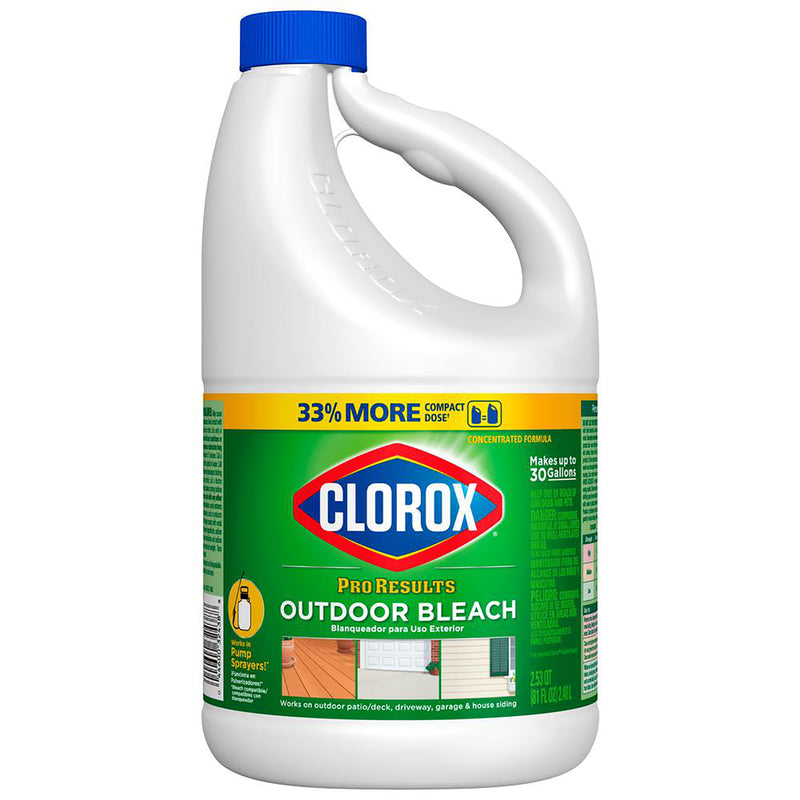 CLOROX - Clorox Pro Results Regular Scent Outdoor Bleach 81 oz - Case of 6