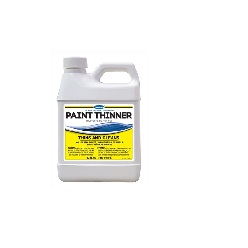 CROWN - Crown Mineral Spirits Paint Thinner 1 qt - Case of 6