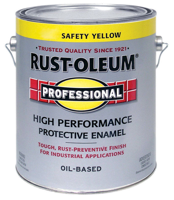 RUST-OLEUM - Rust-Oleum Gloss Safety Yellow Oil-Based Protective Enamel Exterior and Interior 1 gal - Case of 2