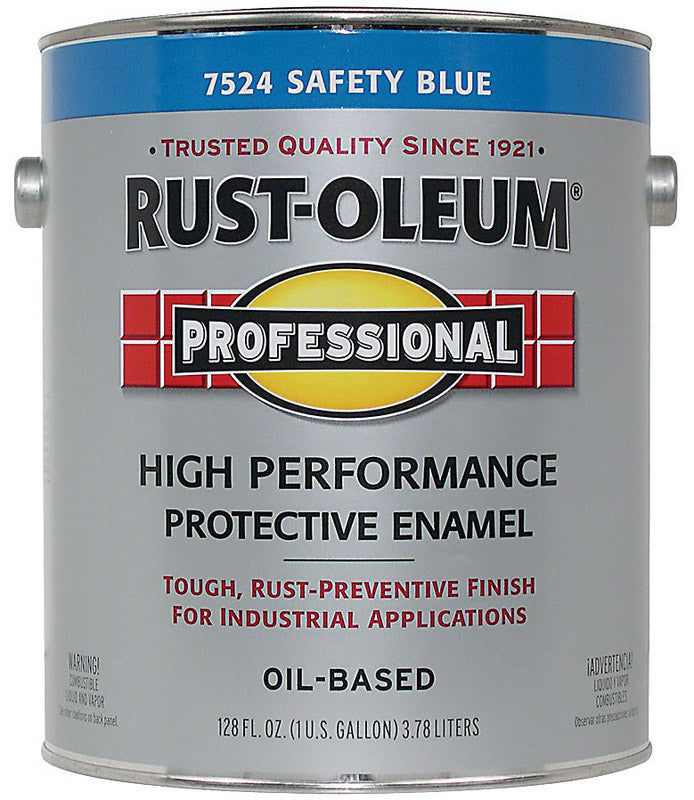 RUST-OLEUM - Rust-Oleum Professional Indoor and Outdoor Safety Blue Protective Paint 1 gal - Case of 2