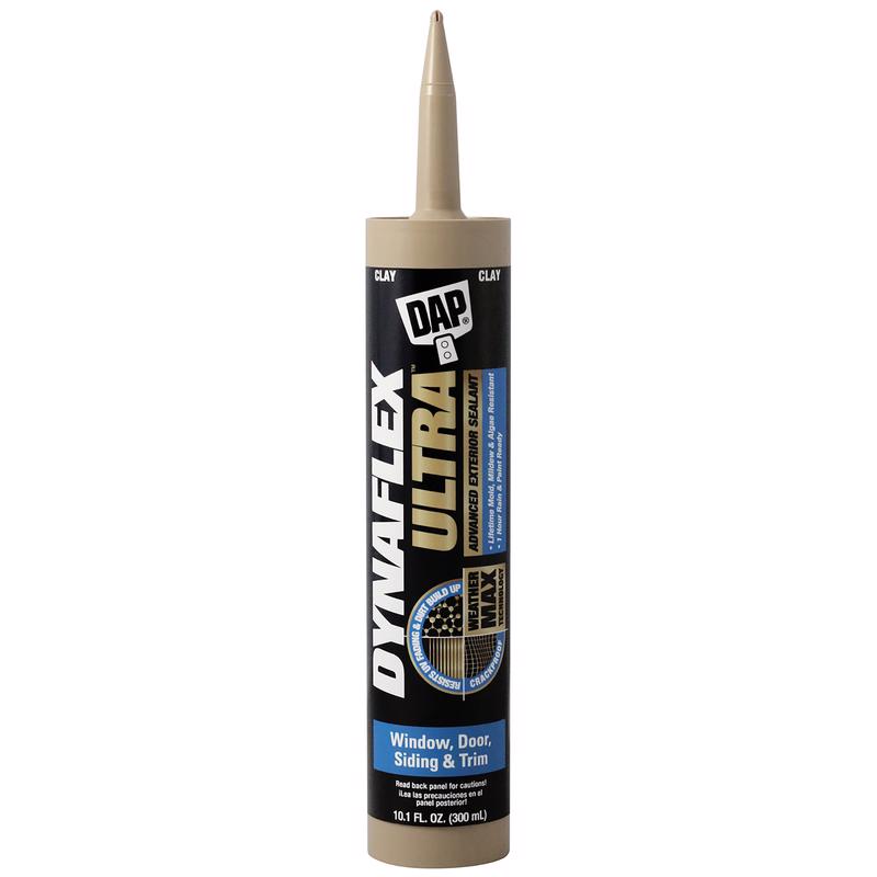 DAP - DAP Dynaflex Ultra Clay Advanced Latex Door/Siding/ Window Sealant 10.1 oz - Case of 12