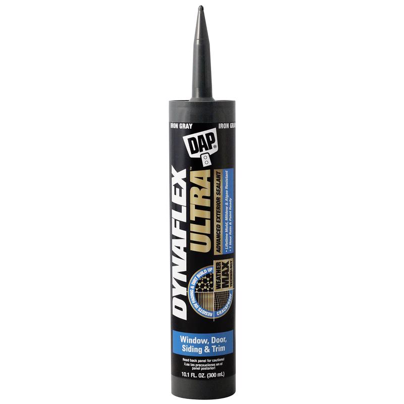 DAP - DAP Dynaflex Ultra Iron Gray Advanced Latex Door/Siding/ Window Sealant 10.1 oz - Case of 12