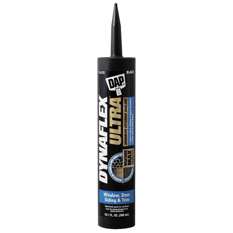 DAP - DAP Dynaflex Ultra Black Advanced Latex Waterproof Sealant 10.1 oz - Case of 12