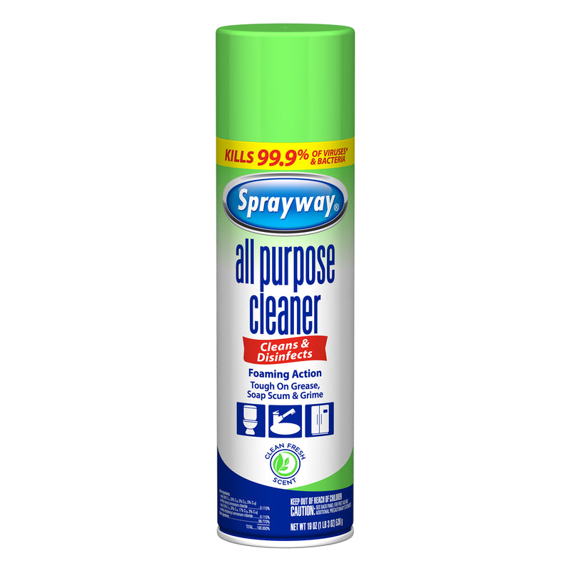 SPRAYWAY - Sprayway Fresh Scent All Purpose Cleaner Foam 19 oz - Case of 6