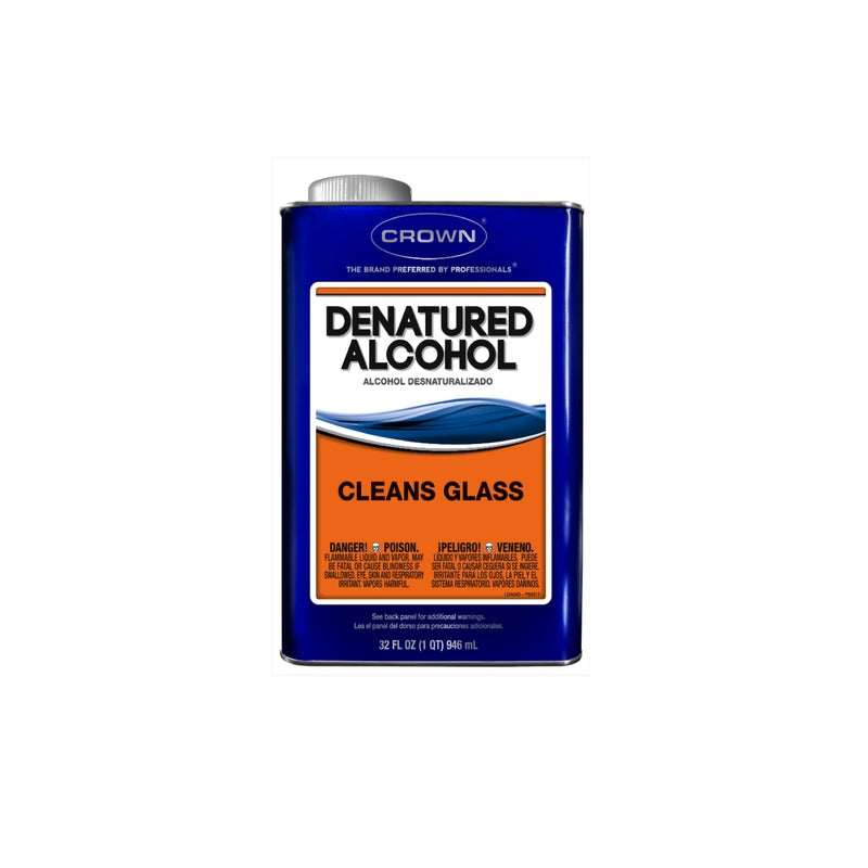 CROWN - Crown Denatured Alcohol Solvent 1 qt - Case of 6