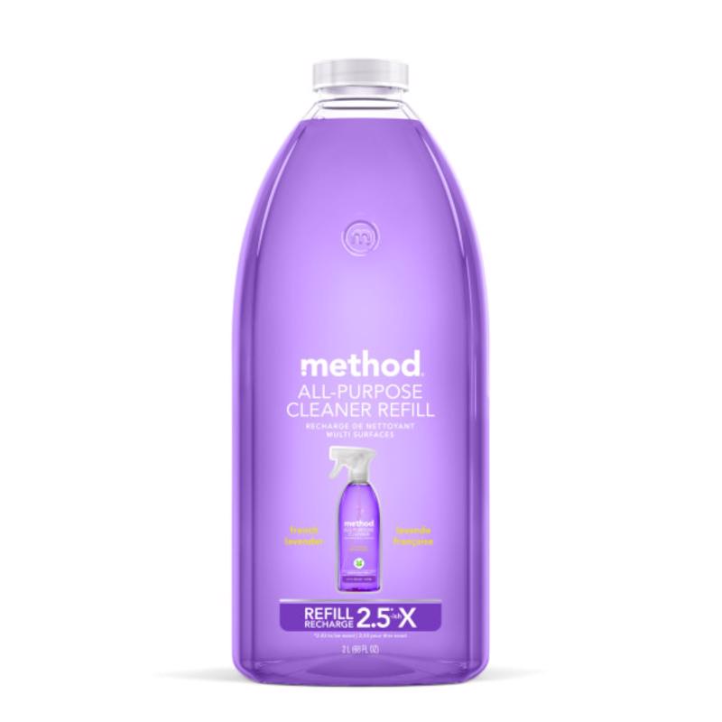 METHOD - Method Lavender Scent All Purpose Cleaner Refill Liquid 68 oz - Case of 6