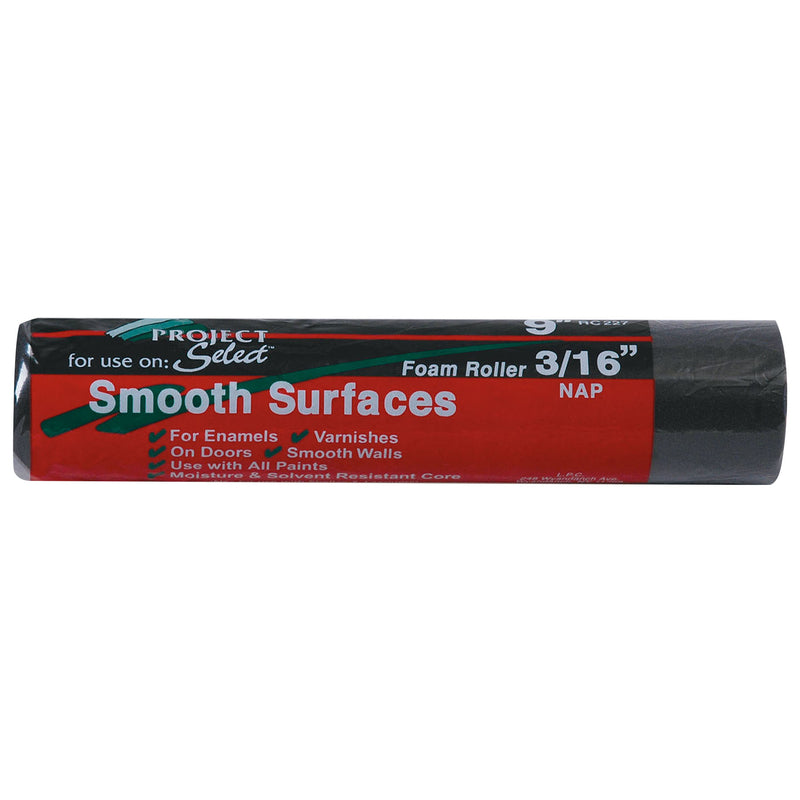 LINZER - Linzer Project Select Foam 9 in. W X 3/16 in. Paint Roller Cover 1 pk - Case of 12