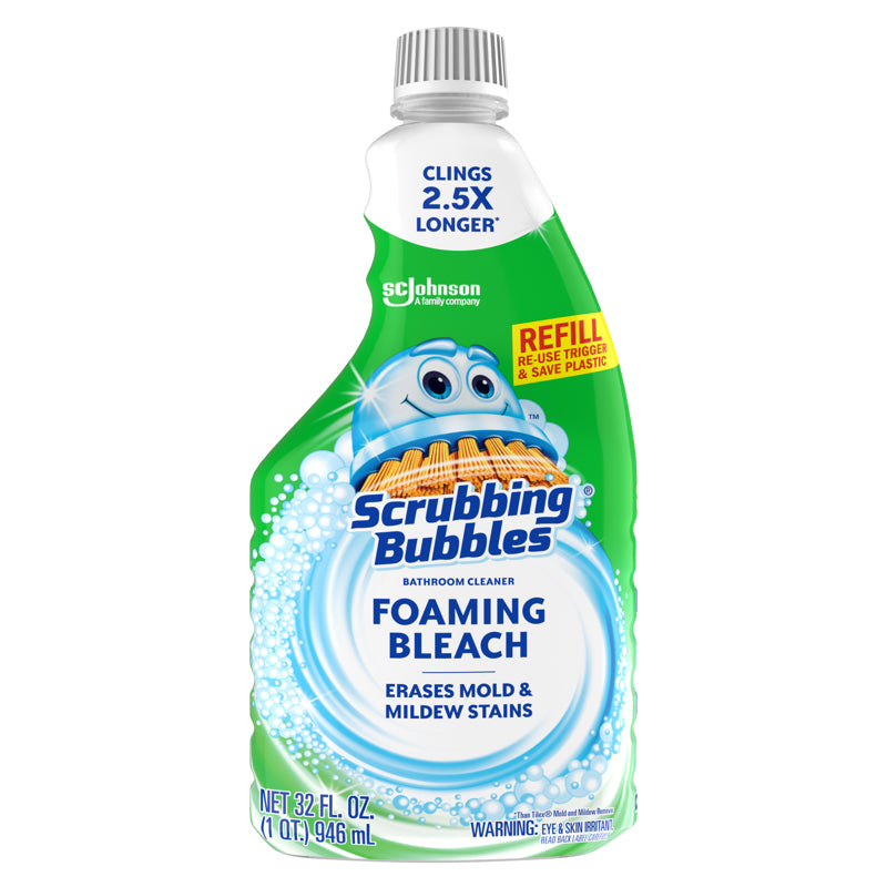 SCRUBBING BUBBLES - Scrubbing Bubbles Fresh Scent Bathroom Cleaner Foam 32 oz - Case of 12