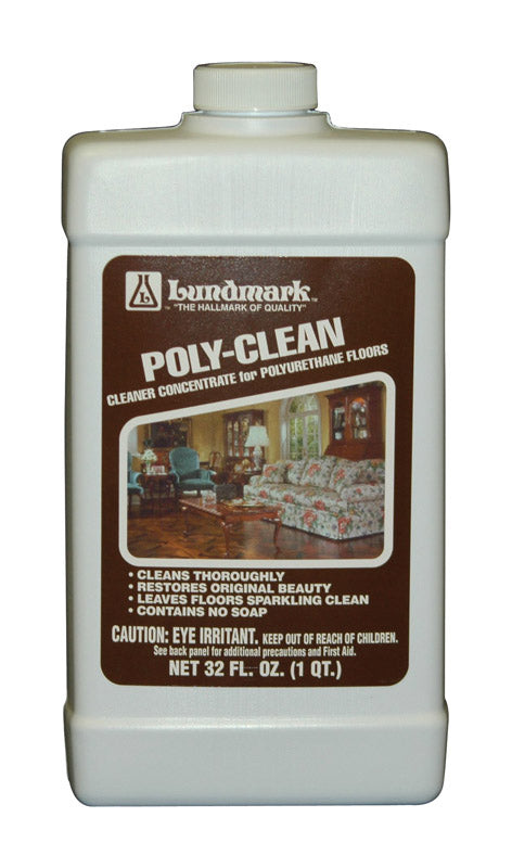 LUNDMARK - Lundmark Poly-Clean Floor Cleaner Liquid 1 qt - Case of 6