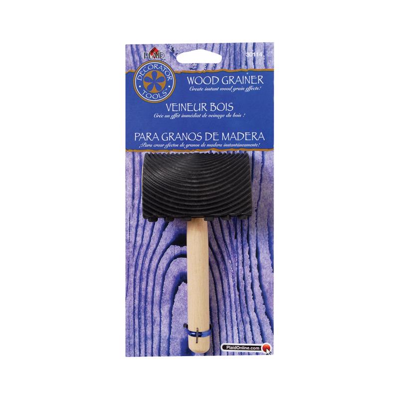 PLAID - Plaid Decorator Tools Black Wood Grainer Tool