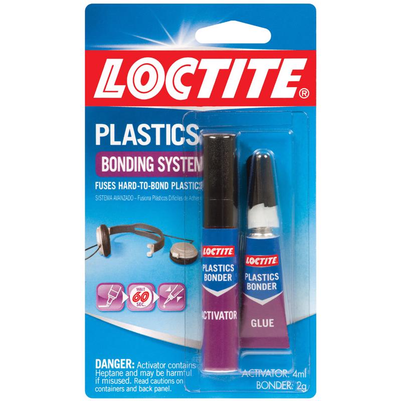 LOCTITE - Loctite Plastic Bonding System High Strength Cyanoacrylate Plastic Bonder 4 gm - Case of 6