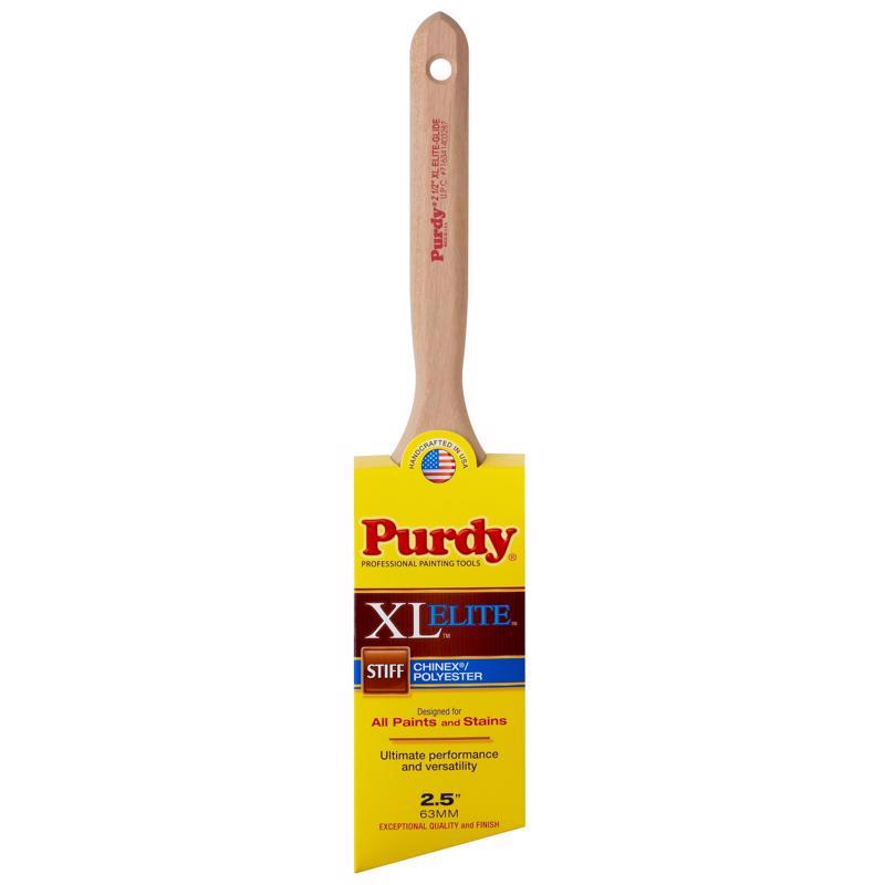 PURDY - Purdy XL Elite Glide 2-1/2 in. Stiff Angle Trim Paint Brush