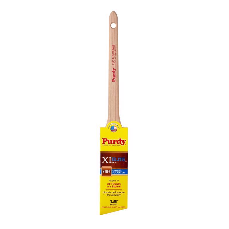 PURDY - Purdy XL Elite Dale 1-1/2 in. Stiff Angle Trim Paint Brush