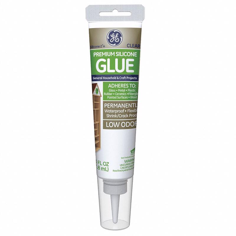 SILICONE II - GE Silicone 2 Medium Strength Silicone Glue 2.8 oz - Case of 12