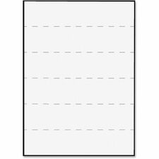 Tabbies 2" Medical Transcription Printer Labels - 8 1/2" Width x 11" Length - Laser - White - 100 / Box - Jam-free