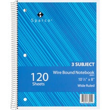 Sparco Quality 3HP Notebook [NOTEBOOK;WIRE;WIDE;3SUB;120-EA]