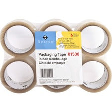 Sparco Transparent Hot-melt Tape [TAPE;PKG;2"X55YDS;CLR;36PK-CT]
