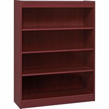 Lorell Panel End Hardwood Veneer Bookcase [BOOKCASE;VNR;PANEL;36X48;MY-EA]