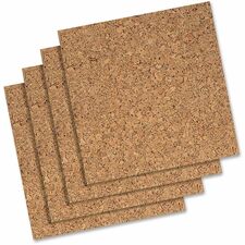 Quartet Frameless Modular Natural Cork Tiles