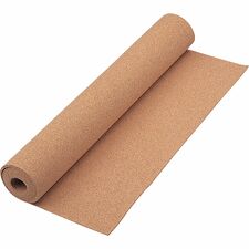 Quartet Natural Cork Roll - 28" Height x 24" Width - Brown Natural Cork Surface - Durable - 1 Each