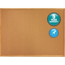 Quartet Classic Series Cork Bulletin Board [BOARD;CORK;OAKFRM;3X4-EA]