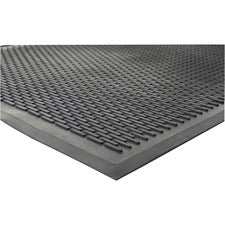 Genuine Joe Clean Step Scraper Floor Mats [MAT;CLEAN STEP;4X6;BK-EA]