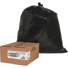 Nature Saver Black Low-density Recycled Can Liners [BAG;TRASH;33X39;31-33GAL-CT]