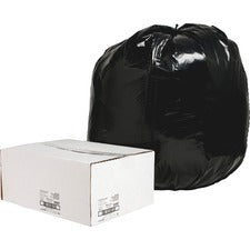 Nature Saver Black Low-density Recycled Can Liners [BAG;TRASH;43X48;56GAL-CT]