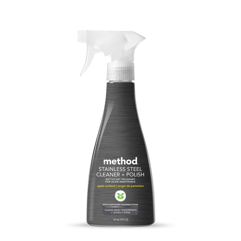 METHOD - Method Apple Orchard Scent Stainless Steel Cleaner & Polish 14 oz Spray - Case of 6