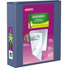 Avery&reg; Durable View Binder 3" , Slant D Rings, Navy