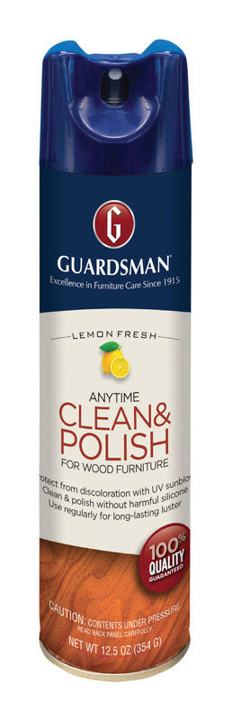 GUARDSMAN - Guardsman Anytime Clean & Polish Lemon Scent Furniture Cleaner and Polish 12.5 oz Spray