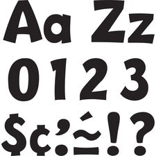 Trend 4" Ready Letter Playful Combo Pack [LETTERS;PLAYFUL;4";BK;216PC-PK]