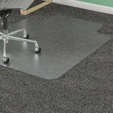 Lorell Medium-Pile Wide Lip Chairmat [CHAIRMAT;45X53;WIDE LIP-EA]