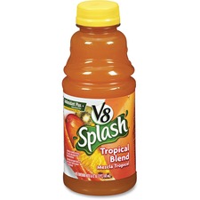 V8 Splash Fruit Juice - 16 fl oz (473 mL) - 12 / Carton [JUICE;V8 SPLASH TROP 16OZ-CT]