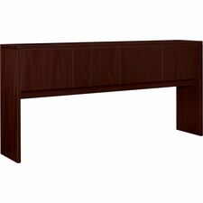 HON 10500 H105327 Hutch - 78" x 14.6"37.1" - Flat Edge - Finish: Mahogany