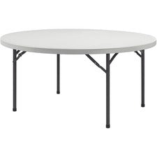 Lorell Ultra-Lite Banquet Folding Table [TABLE;BLWMLD;48";ROUND;GY-EA]