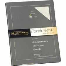 Southworth Parchment Specialty Paper [PAPER;PARCHMENT;24#;IVORY-PK]