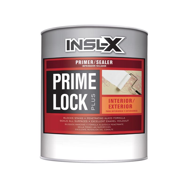 INSL-X - Insl-X Prime Lock White Flat Oil-Based Alkyd Primer and Sealer 1 qt - Case of 4