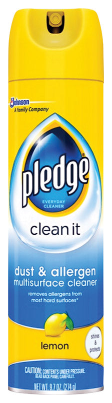 PLEDGE - Pledge Dust & Allergen Lemon Scent Furniture Polish 9.7 oz Spray