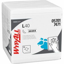 Wypall PowerClean L40 Extra Absorbent Towels [TOWELS;FOODSERVICE;WYPALL-PK]