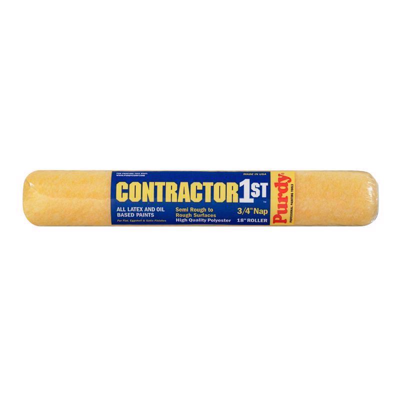 PURDY - Purdy Contractor 1st Polyester 18 in. W X 3/4 in. Paint Roller Cover 1 pk