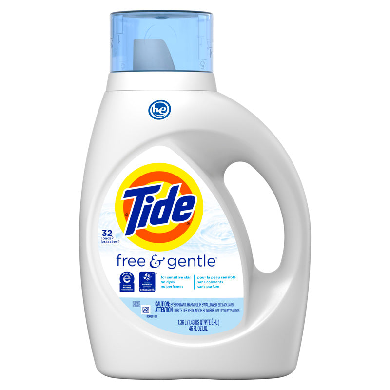 TIDE - Tide Free & Gentle No Scent Laundry Detergent Liquid 46 oz 1 pk - Case of 6