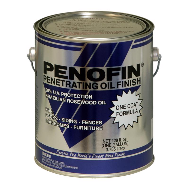 PENOFIN - Penofin Semi-Transparent Chestnut Oil-Based Penetrating Wood Stain 1 gal - Case of 4